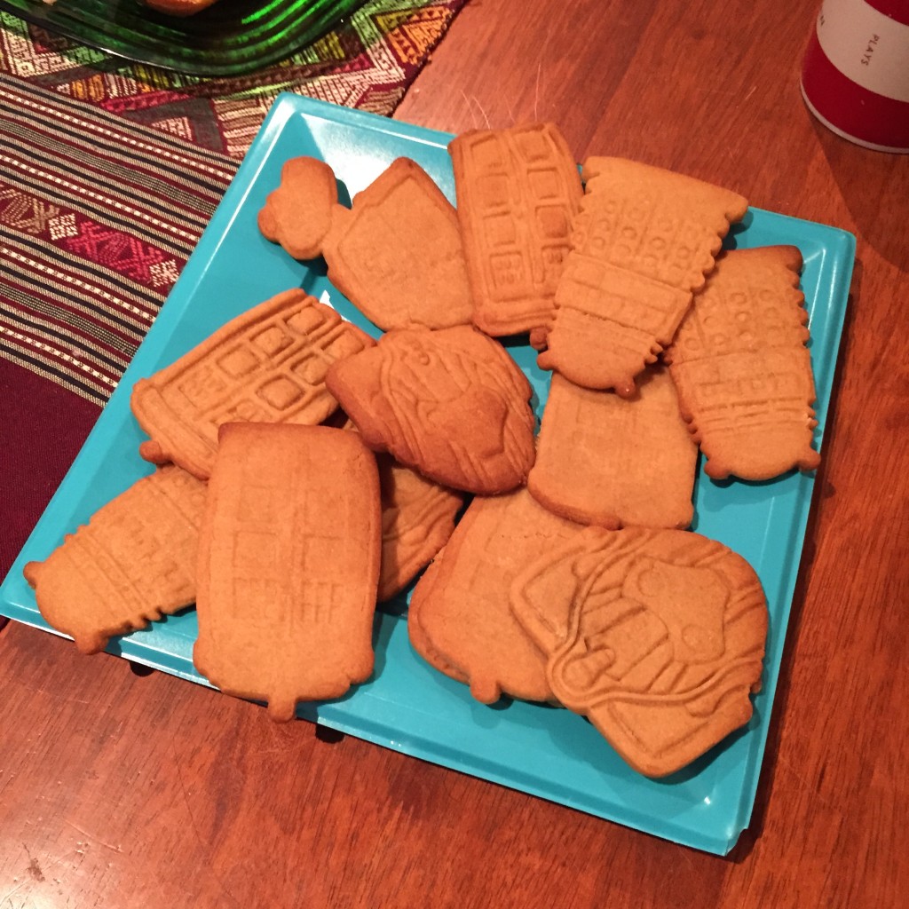 Doctor Who biscuits